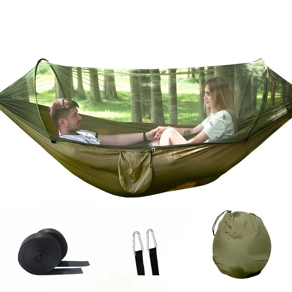 Camping Hammock Ultralight Integrated Mosquito Net 660 Lb Capacity