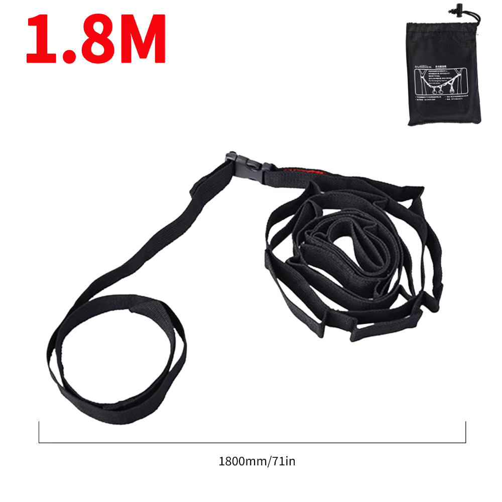 Camping Hanging Strap Adjustable 1.8m To 5m Woven Windproof