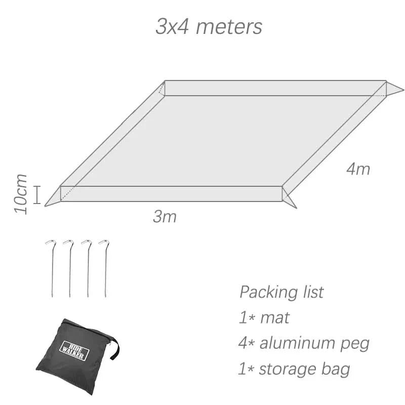 Camping Mat Foldable Waterproof Oxford Fabric With Carry Bag