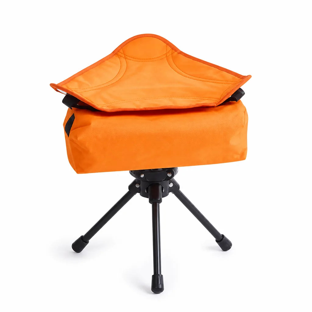 Camping Stool 360° Rotating Foldable With Carry Bag