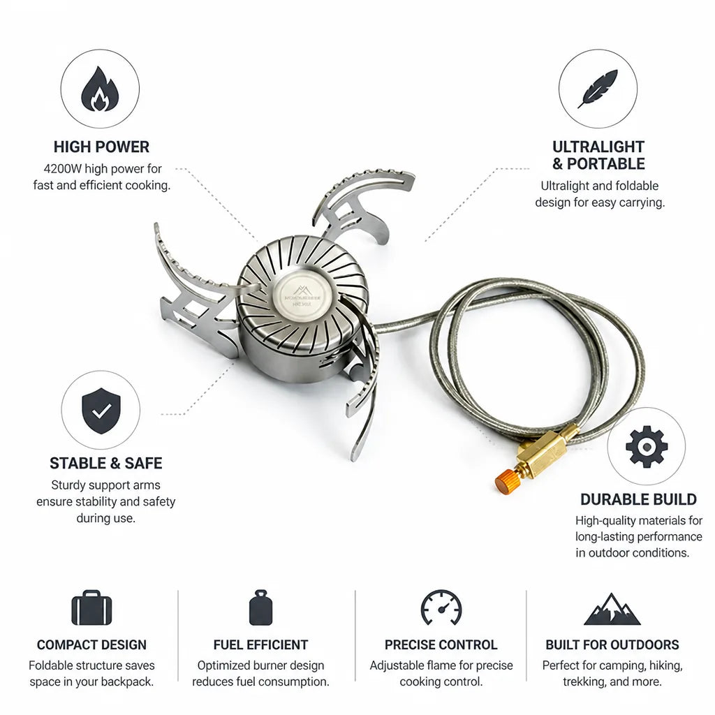 Camping Stove 4200W Ultralight Foldable