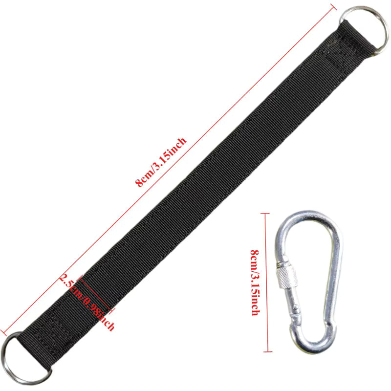 Hammock Tree Straps Heavy-Duty Nylon 2-Pack