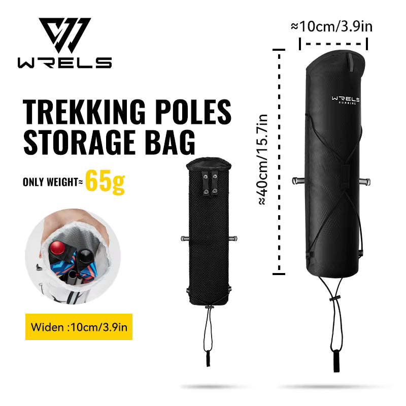 Hiking Pole Bag Lightweight Waterproof Tightening Strap