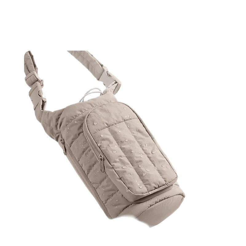 Insulated Drink Carrier Thermal Lining & Zipper Pocket