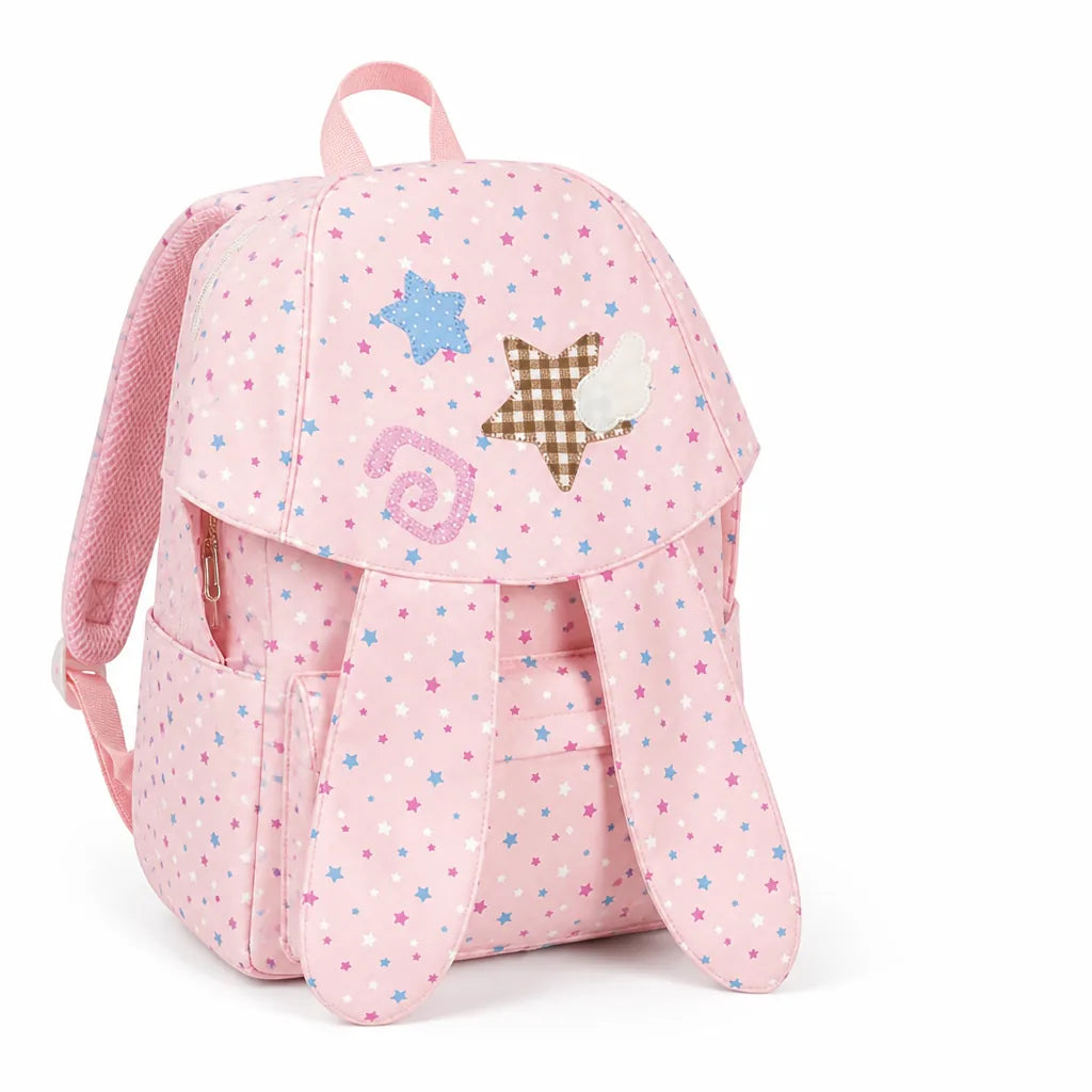 Kids Backpack With Bunny Ears And Padded Shoulder Straps