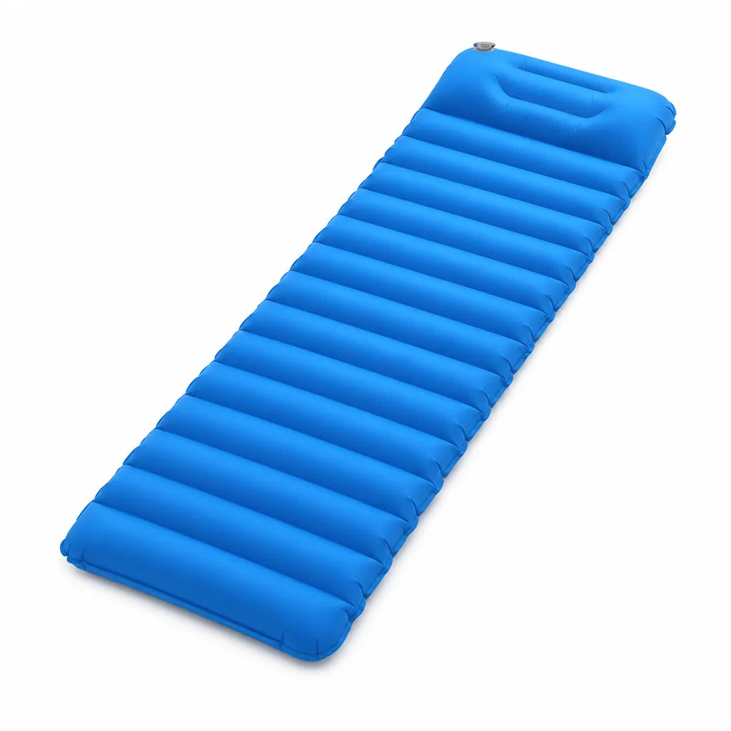 Packable Inflatable Camping Sleeping Pad (Contoured Air-Cell Surface)
