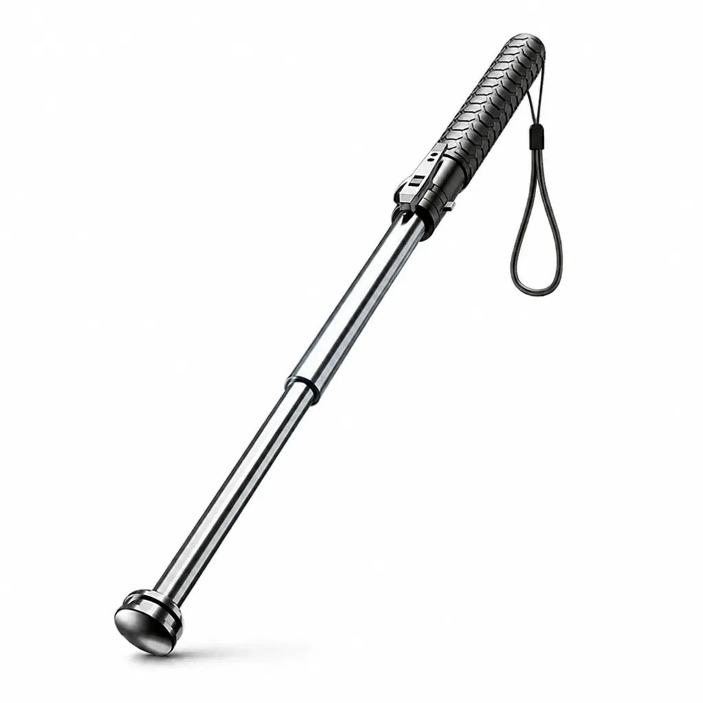 Quick-Deploy Telescoping Non-Slip Handle Hiking Pole