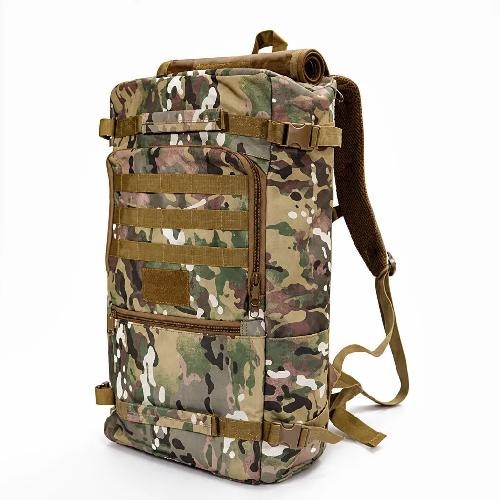 Tactical Backpack Canvas Multi-Pocket 13.2 Gallon