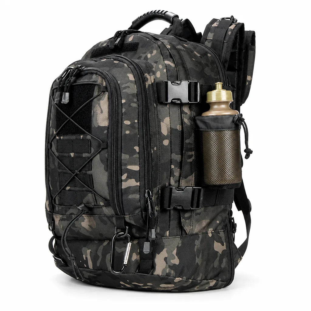 Tactical Backpack Expandable To 15.9 Gal 600D Waterproof MOLLE