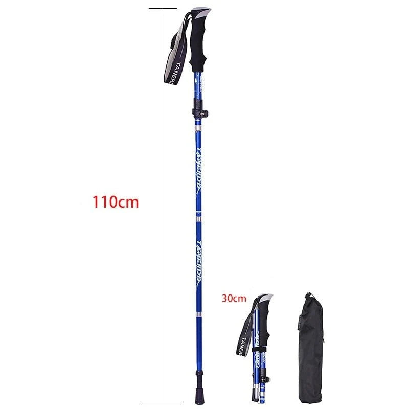 Telescopic Hiking Pole Lightweight Non-Slip Tip & Soft Grip