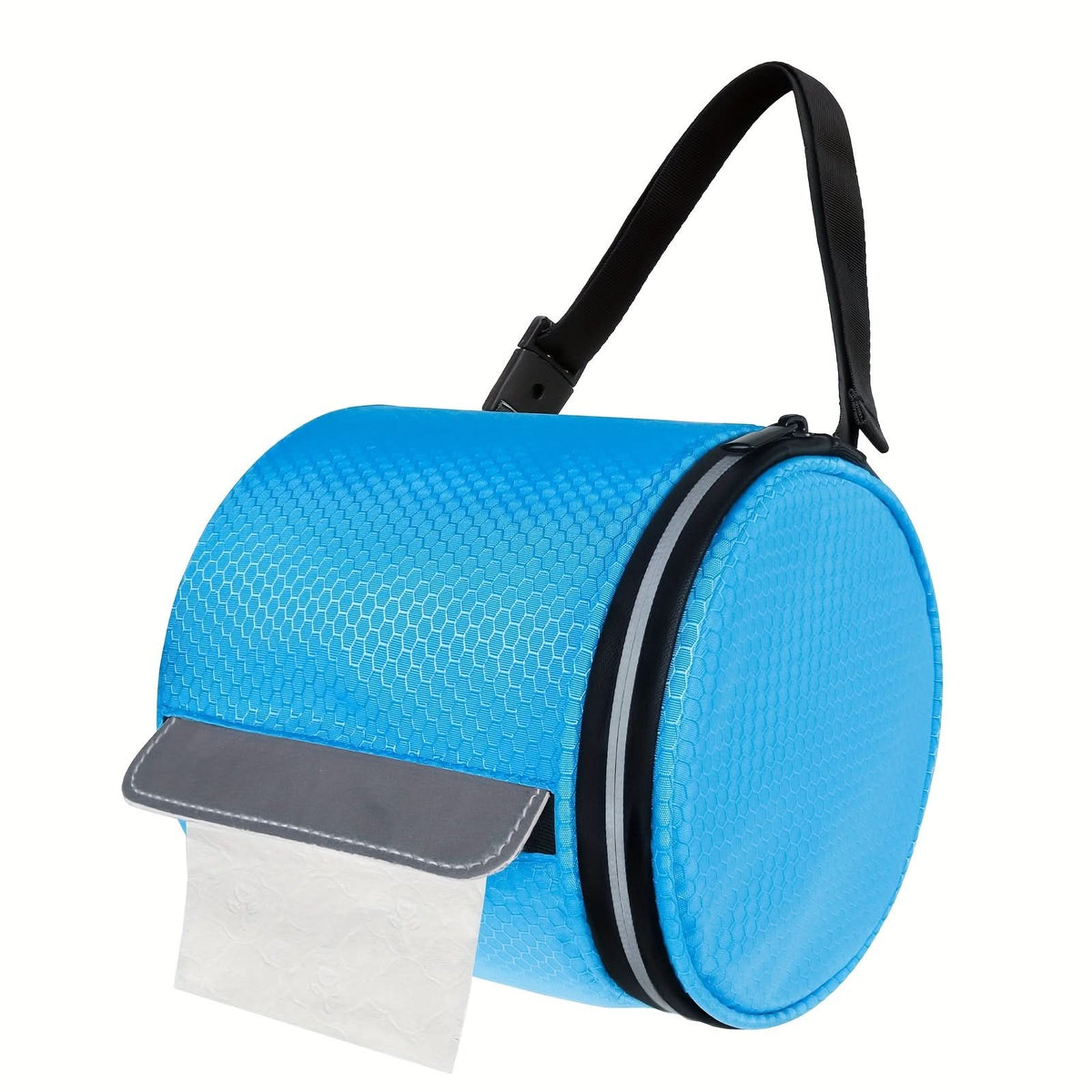 Toilet Paper Holder Honeycomb Design Durable Fabric Cover