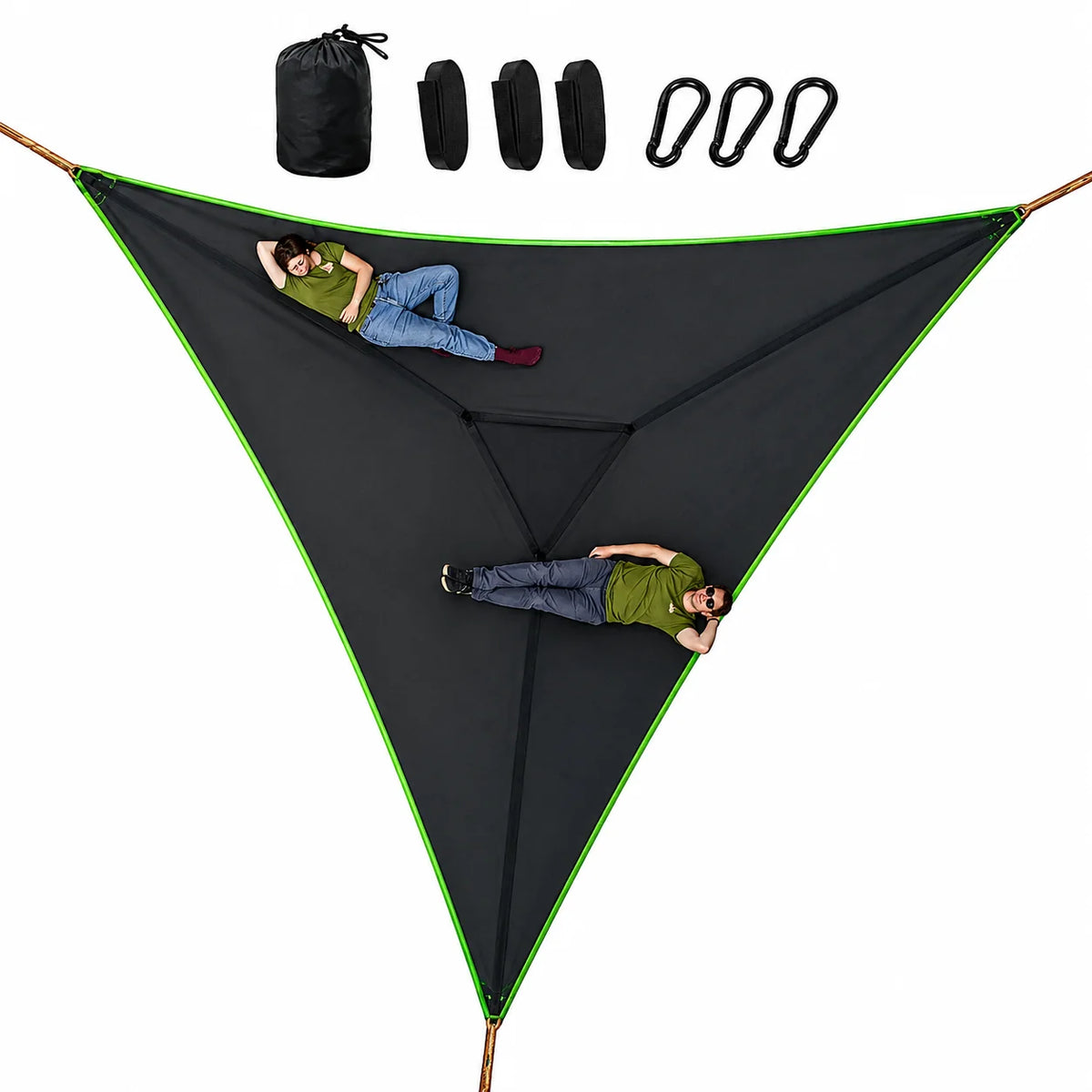 Triangle Hammock Multi-Person Mesh & Lightweight