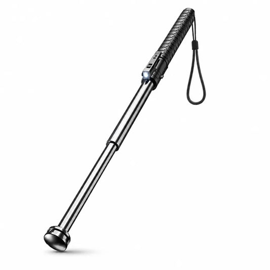 Adjustable Height Trekking Pole with Integrated LED Light