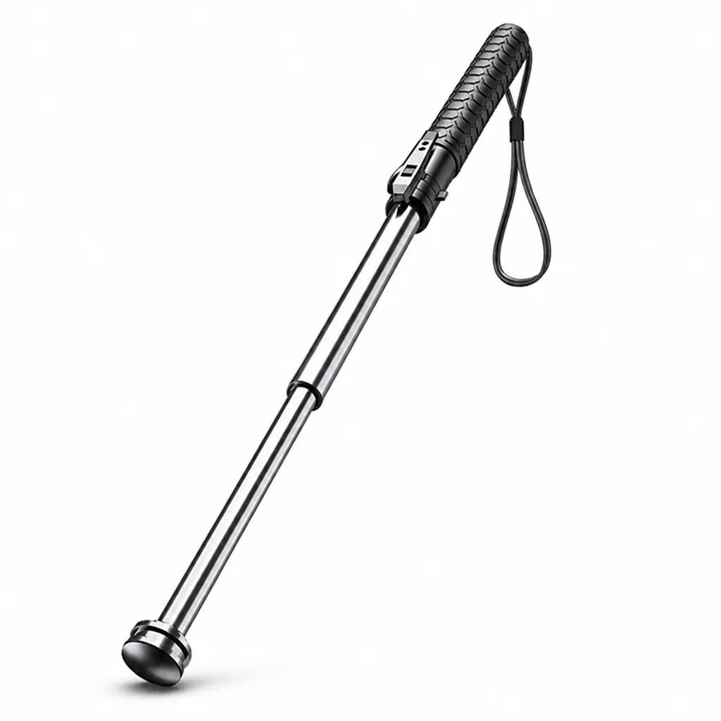 Adjustable Height Trekking Pole with Integrated LED Light
