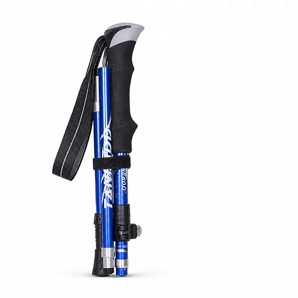 Adjustable Telescopic Foldable Aluminum Trekking Poles (65–135 cm)