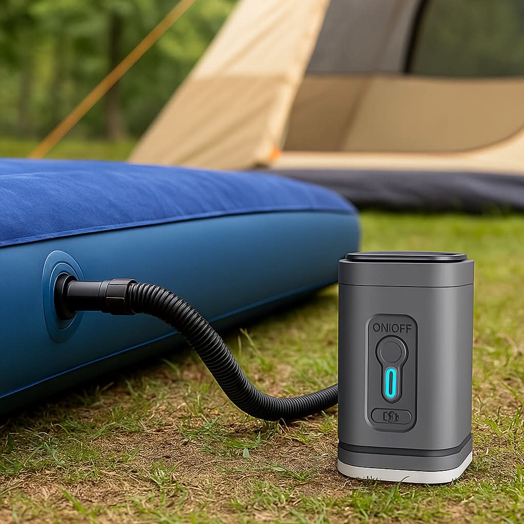 Air Pump Rechargeable Compact Built-In LED