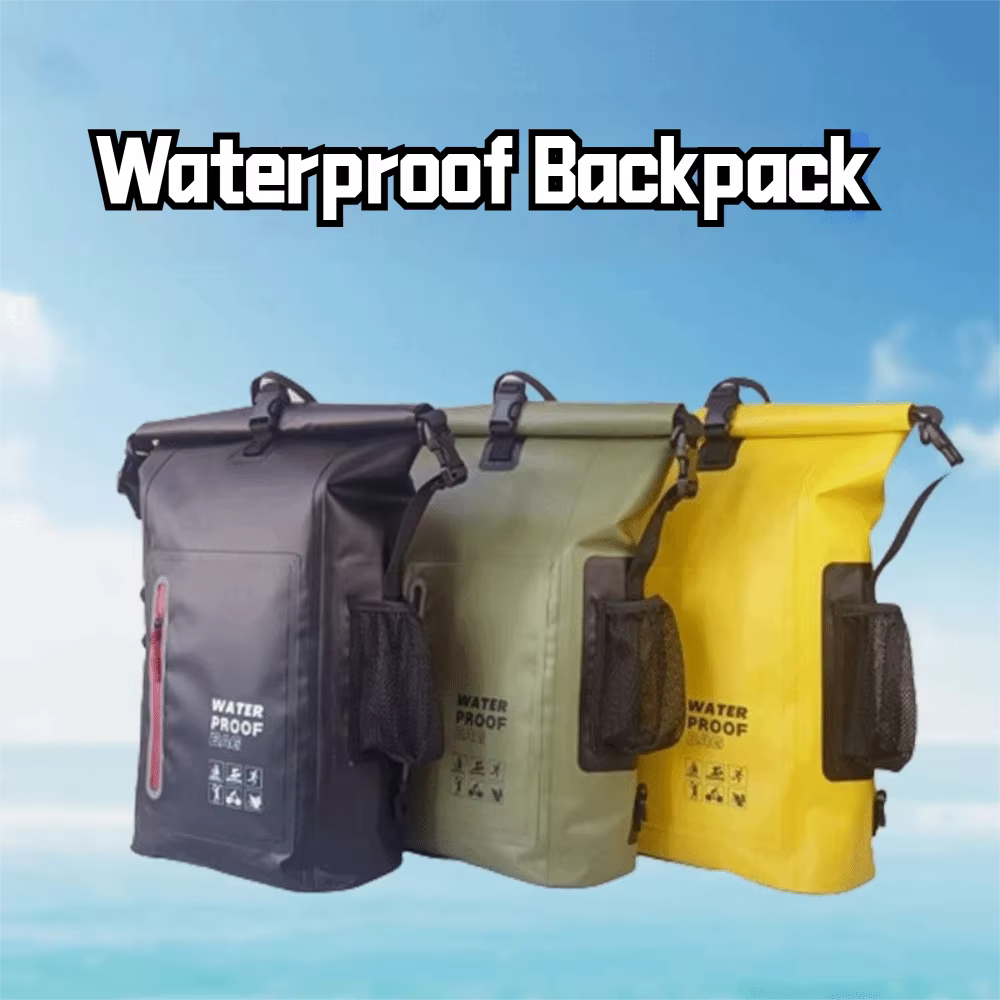Backpack 25L Waterproof Reflective Strips Removable Shoulder Straps