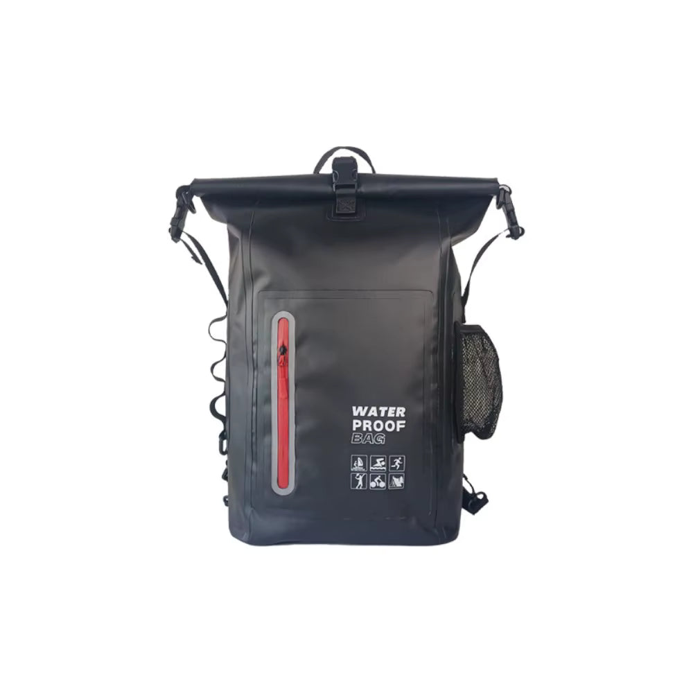 Backpack 25L Waterproof Reflective Strips Removable Shoulder Straps