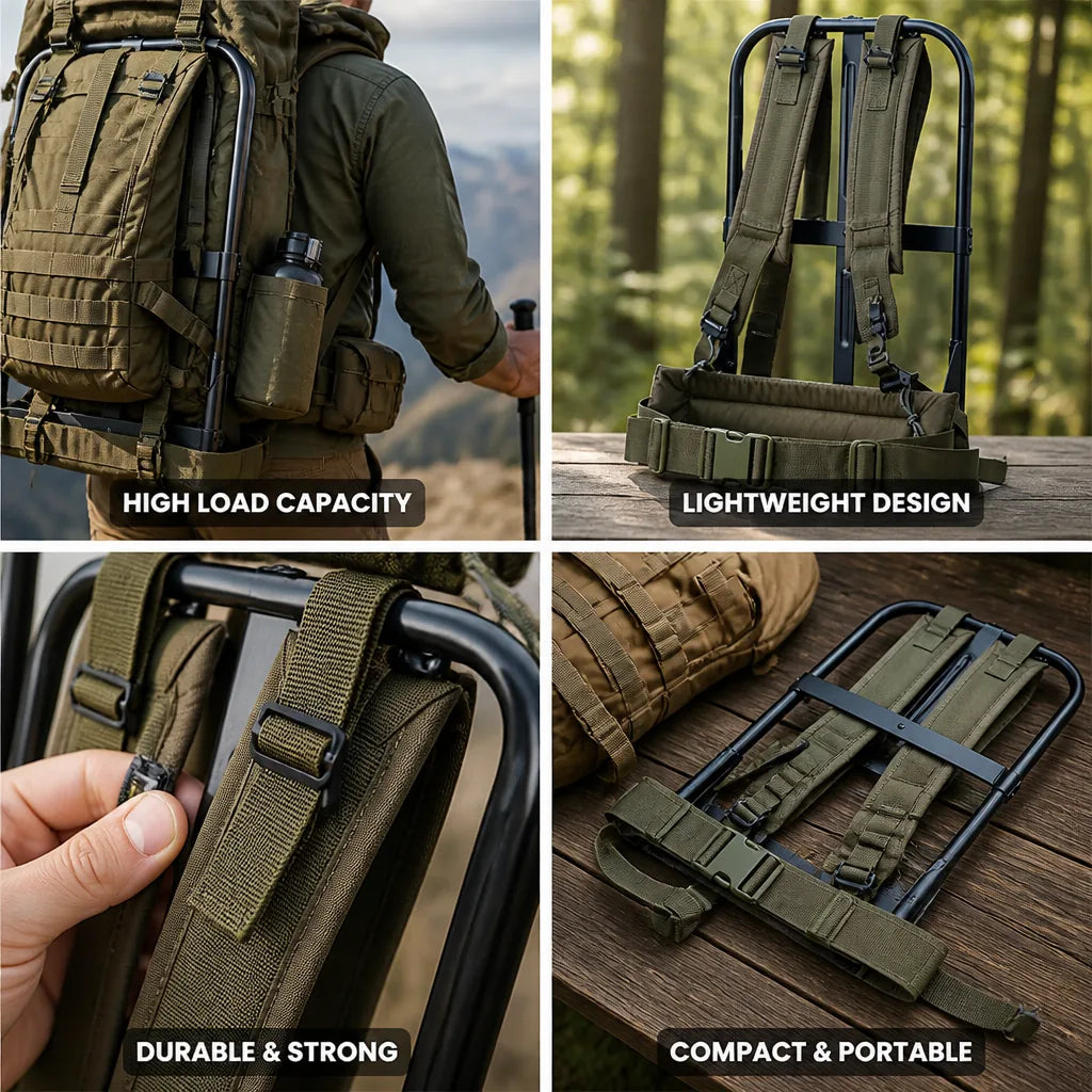 Backpack Frame Lightweight Aluminum High-Load