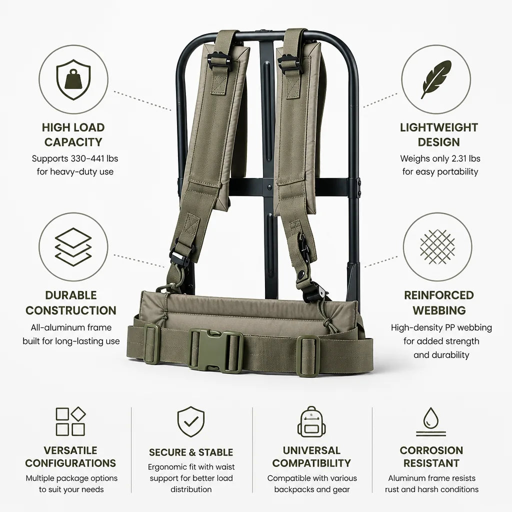 Backpack Frame Lightweight Aluminum High-Load