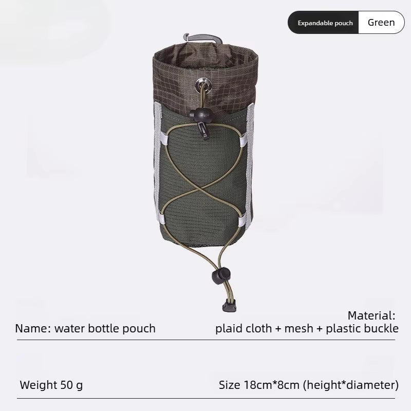 Backpack Strap Pouch Clip-On Phone & Bottle Holder