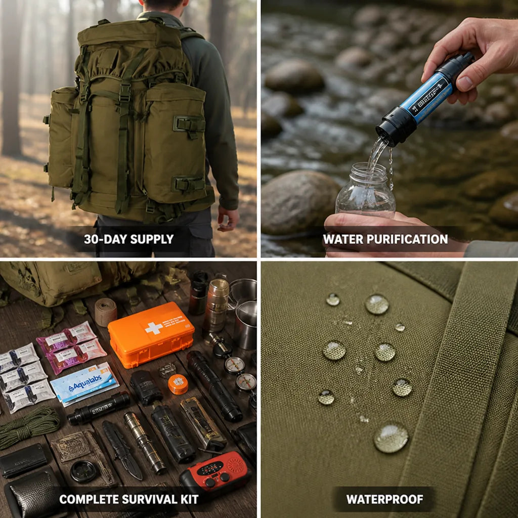 Backpack Tactical 80L Waterproof