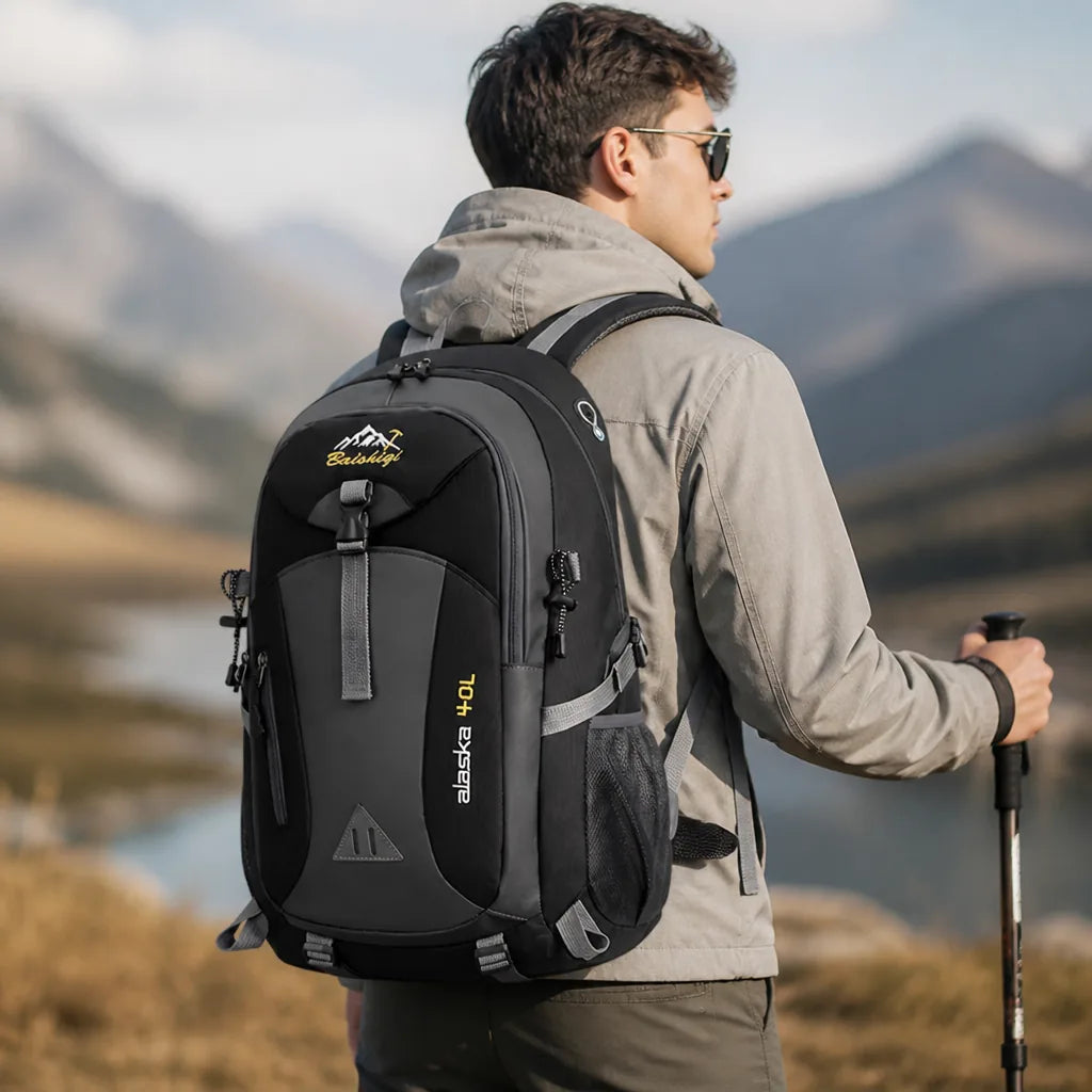 Backpack Waterproof Padded Straps & Ventilated Back Panel