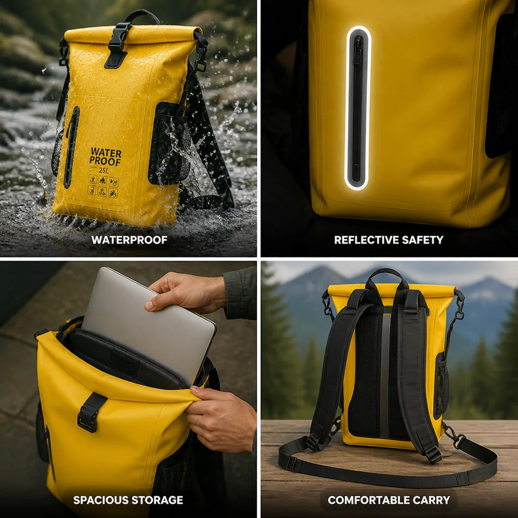 Backpack Waterproof Reflective 25L