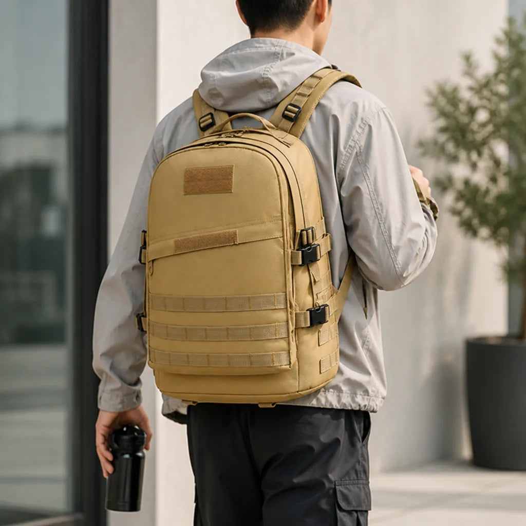 Backpack Weather-Resistant MOLLE Webbing Padded Laptop Sleeve
