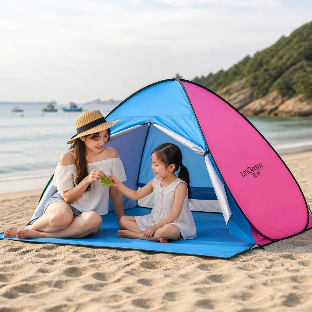 Beach Tent Automatic Pop-Up Ultra-Light 1-4 Person