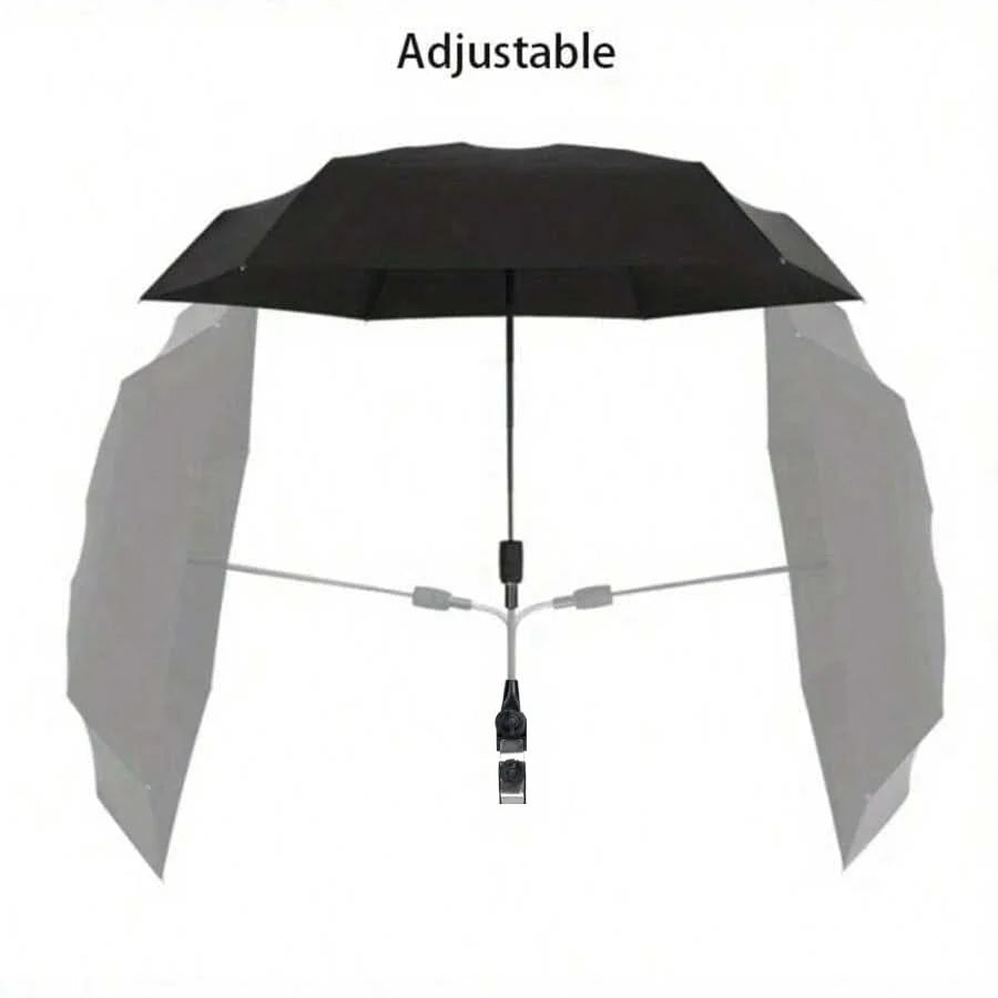 Beach Umbrella 360° Rotating UV-Resistant Clamp Mount
