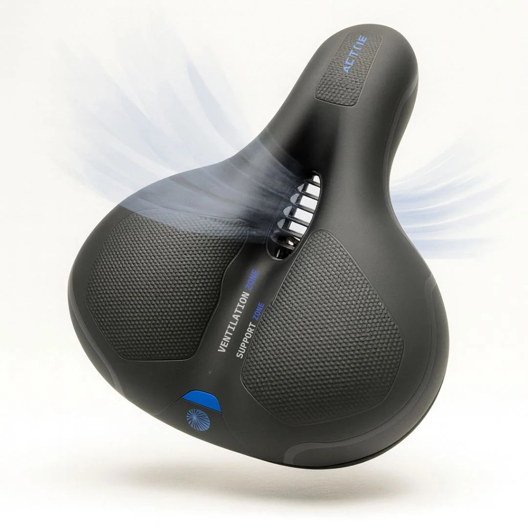 Bicycle Saddle Comfort Foam Integrated Suspension Water-Resistant Surface