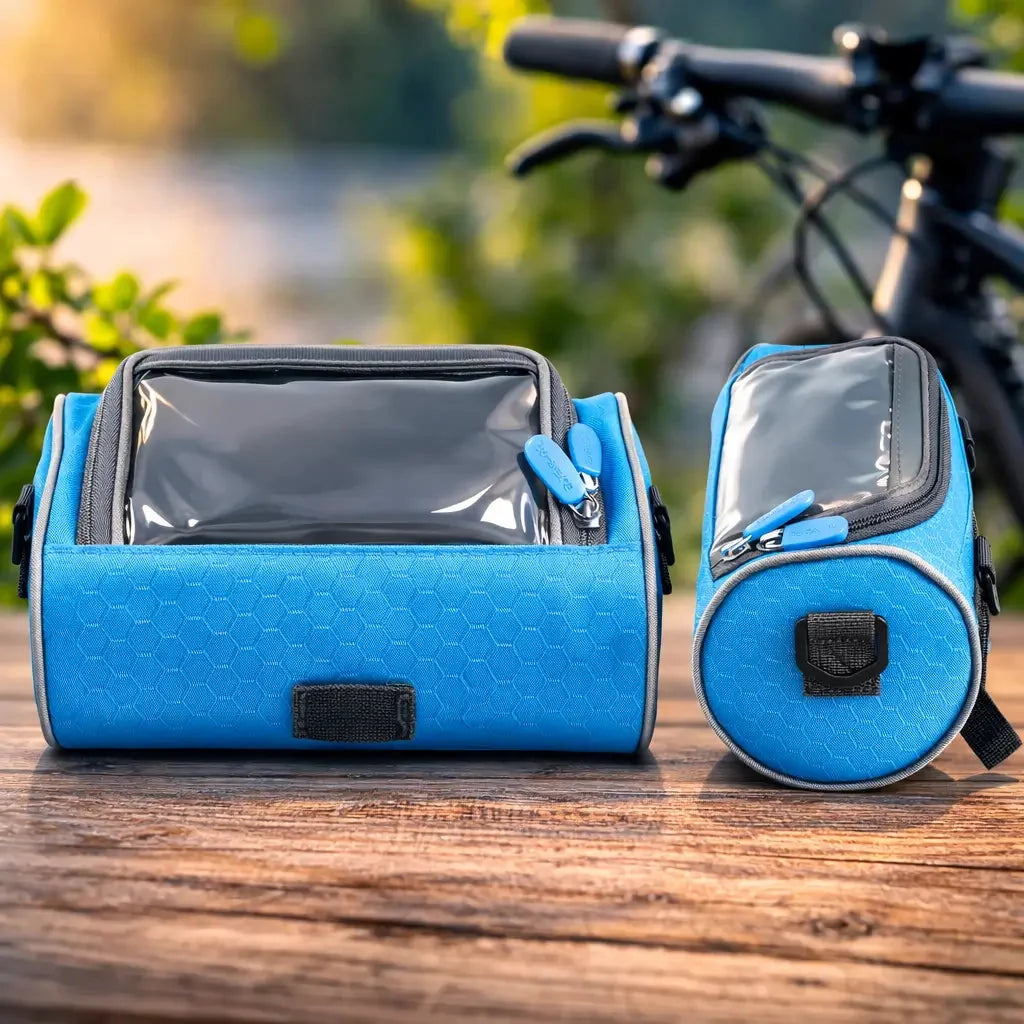 Bike Handlebar Bag Touchscreen Phone Pocket Water-Resistant