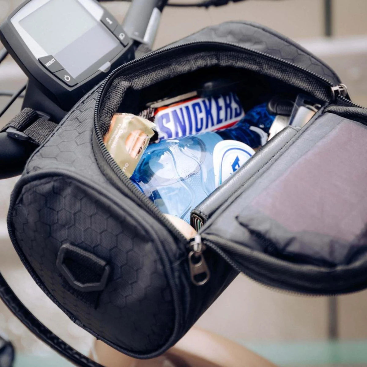 Bike Handlebar Bag Touchscreen Phone Pocket Water-Resistant
