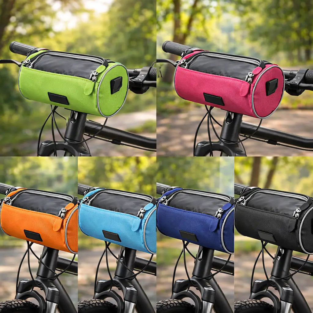 Bike Handlebar Bag Touchscreen Phone Window & Water-Resistant