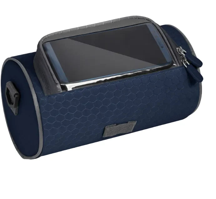 Bike Handlebar Bag Waterproof Touchscreen Phone Window & Velcro Mount