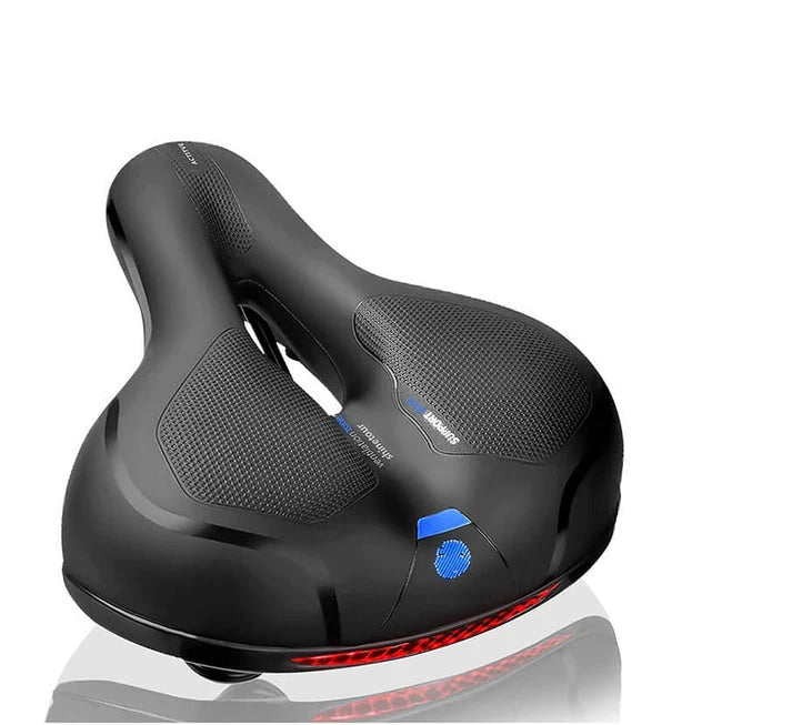 Bike Saddle Wide Shock-Absorbing Breathable & Weather-Resistant