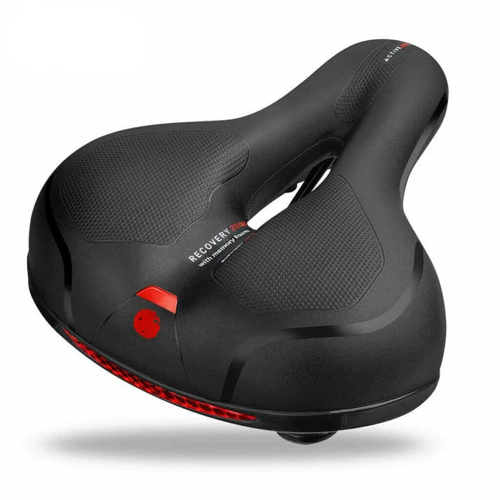 Bike Saddle Wide Shock-Absorbing Breathable & Weather-Resistant