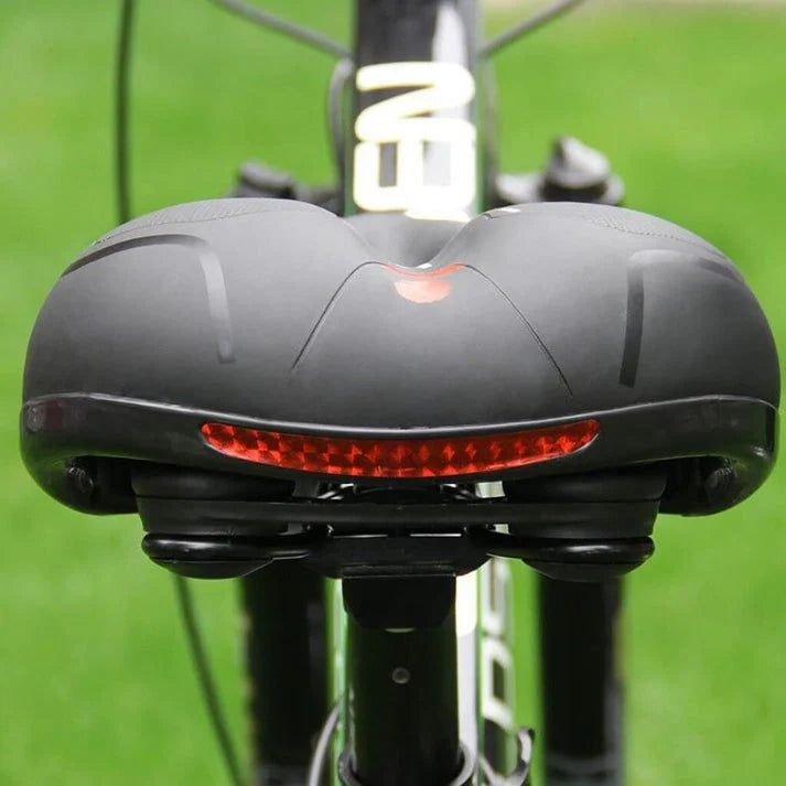 Bike Saddle Wide Shock-Absorbing Breathable & Weather-Resistant