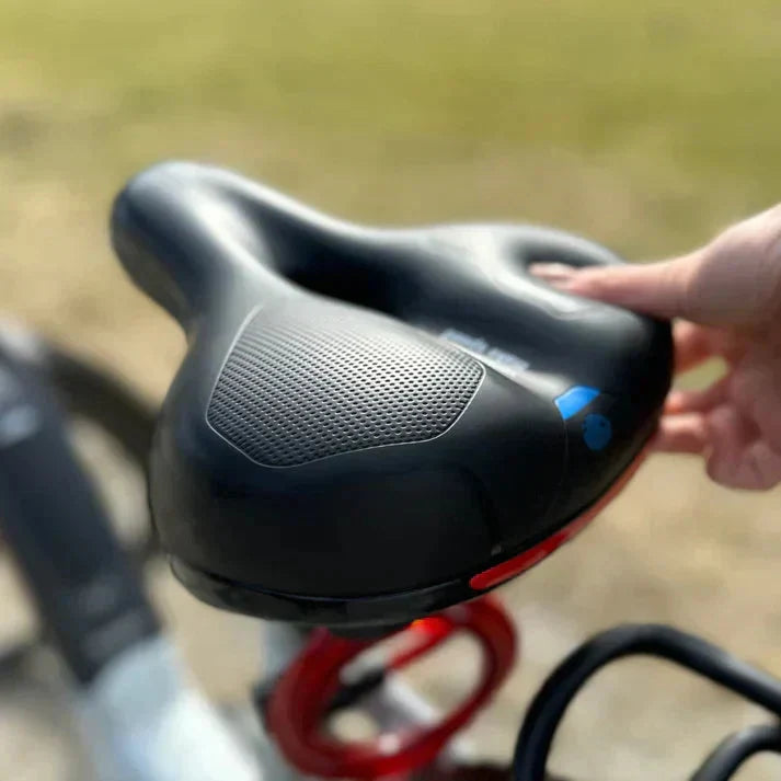 Bike Saddle Wide Shock-Absorbing Breathable & Weather-Resistant