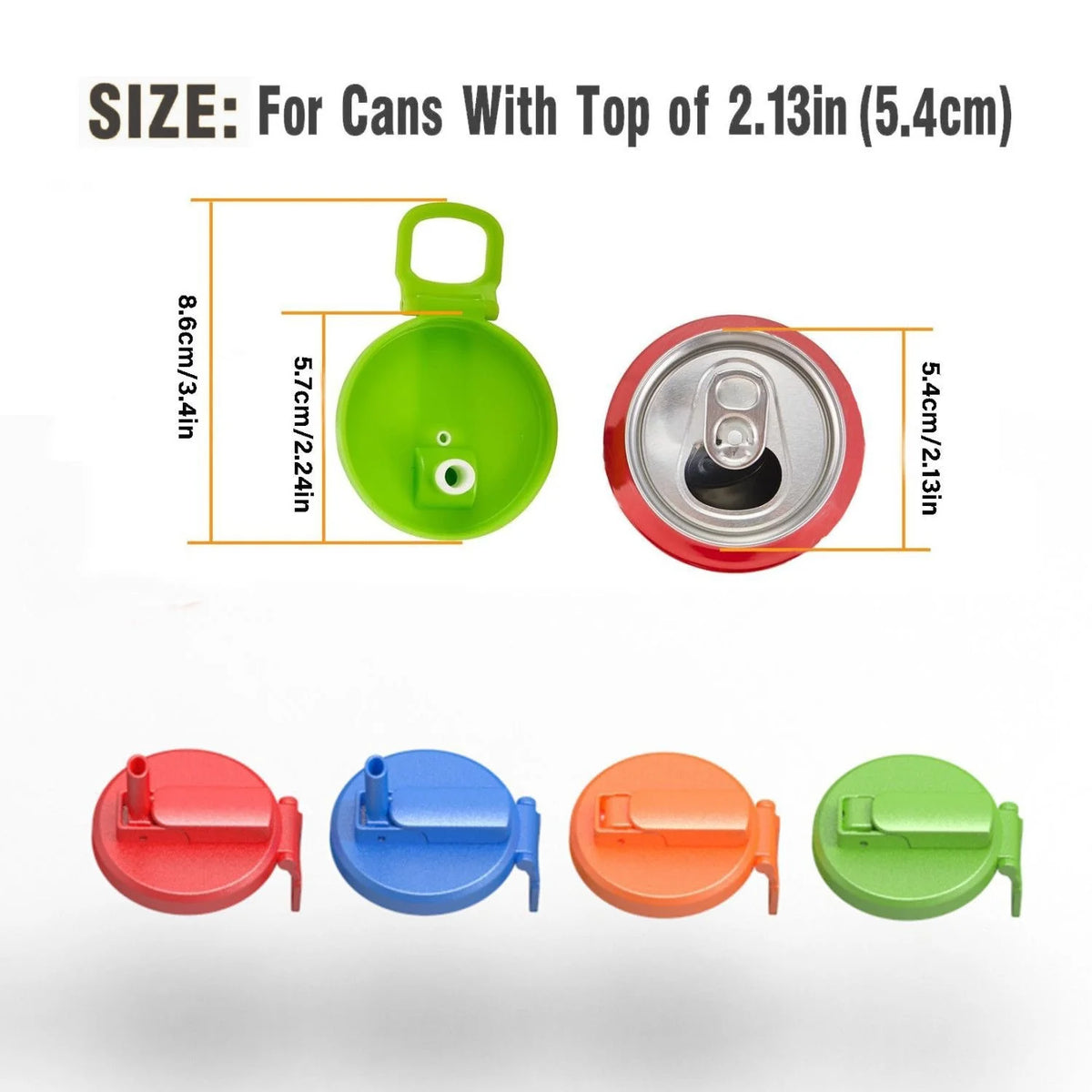 Bottle Lid Flip Straw Leak-Resistant & Universal Fit
