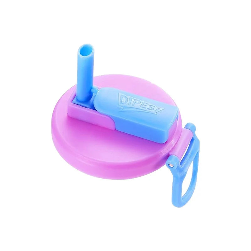 Bottle Lid Flip Straw Leak-Resistant & Universal Fit