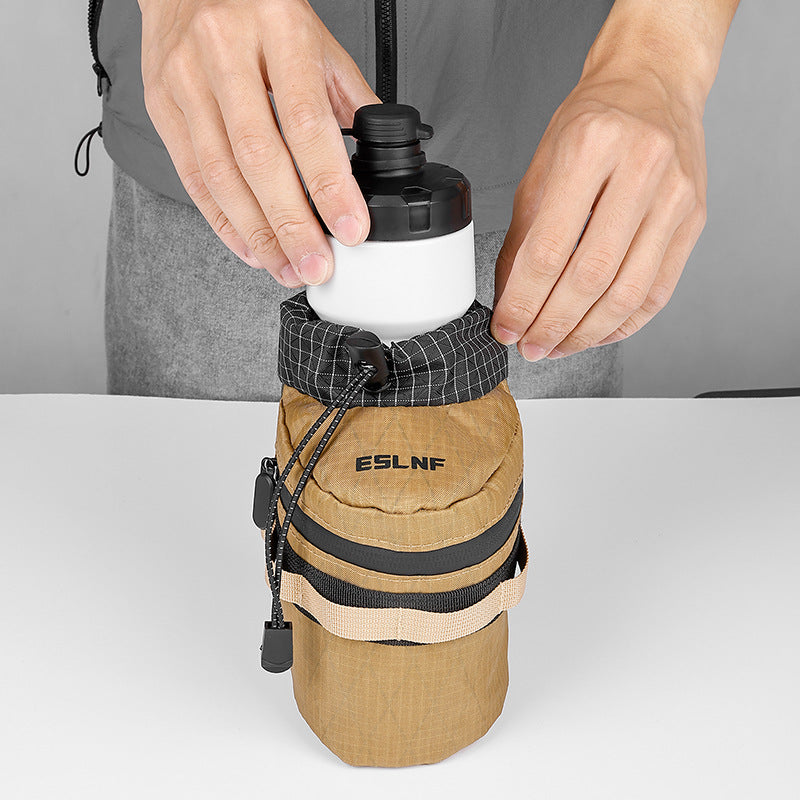 Bottle Pouch Insulated MOLLE-Compatible Drawstring Lid