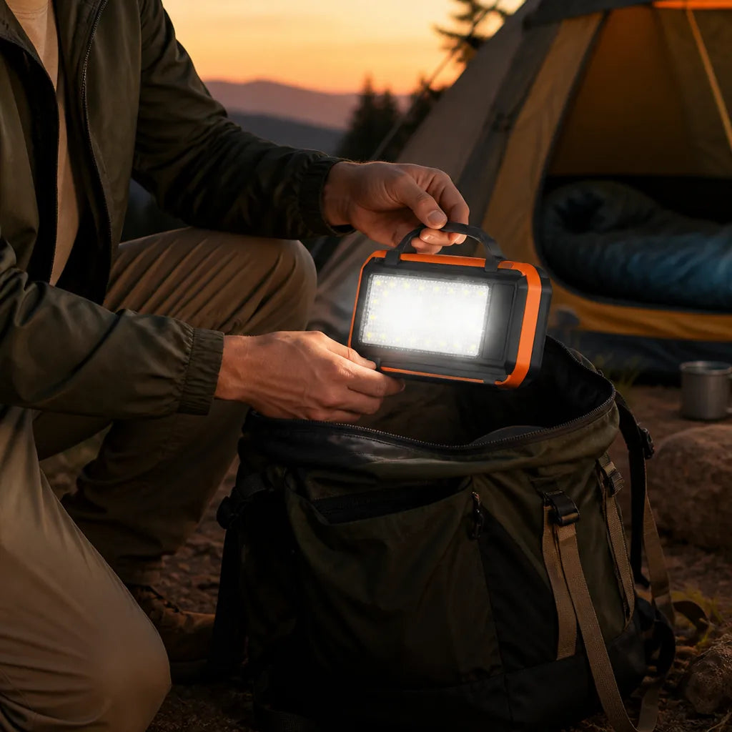 Bright Waterproof LED Camping Lantern (Strobe & SOS)