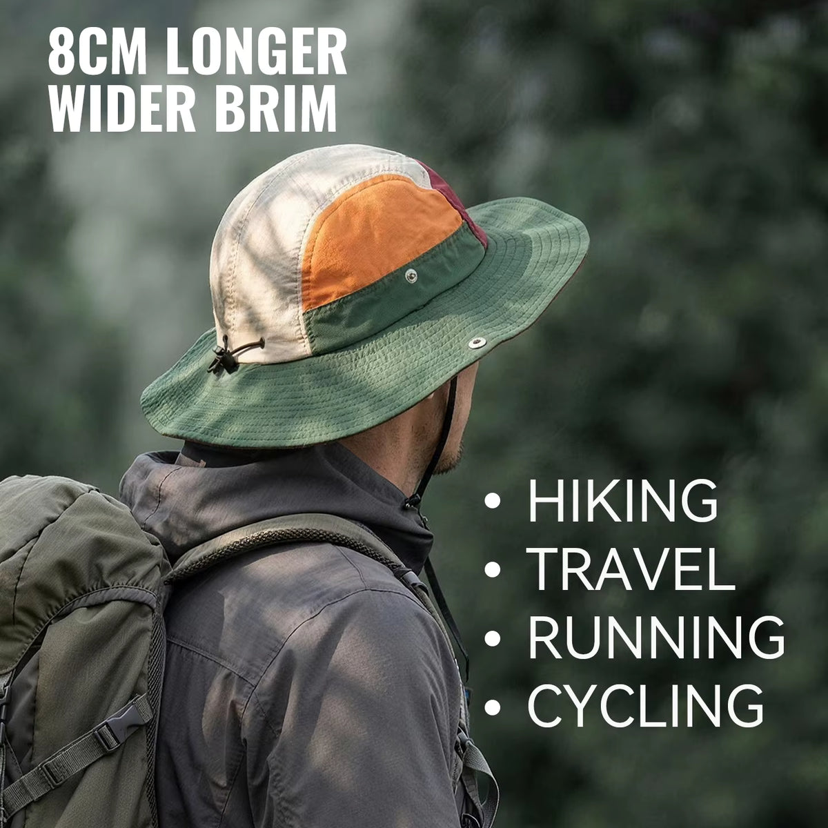 Bucket Hat UPF 50+ Wide Brim Breathable Mesh & Packable