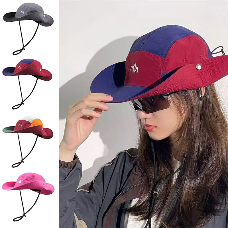 Bucket Hat UPF50+ Breathable Quick-Dry Adjustable Chin Strap