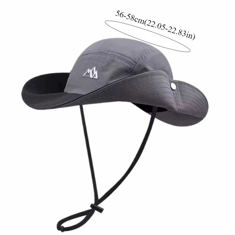 Bucket Hat UPF50+ Breathable Quick-Dry Adjustable Chin Strap