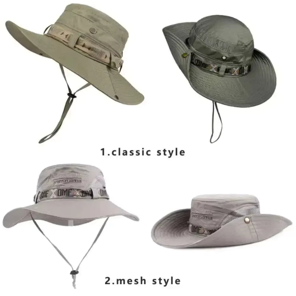 Bucket Hat UV Protection Breathable Mesh One Size