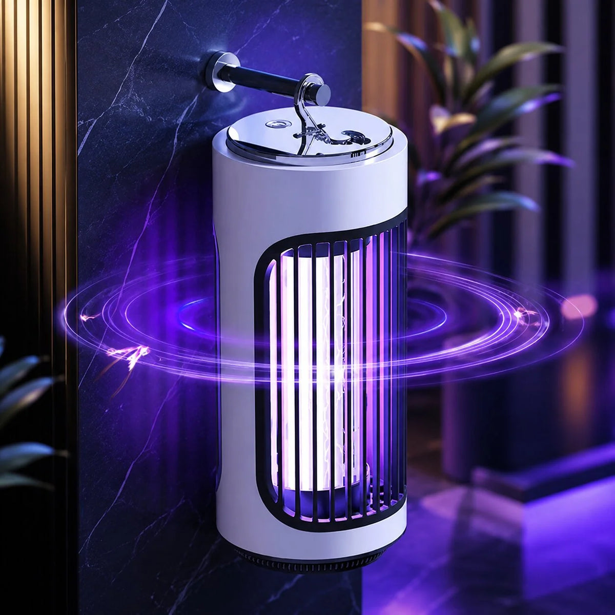 Bug Zapper Lamp Portable Rechargeable 360 Degree UV