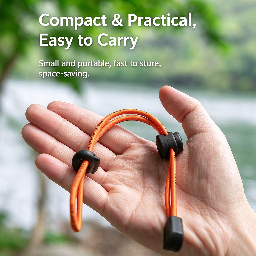 Bungee Cord Adjustable Length Quick-Release Buckle